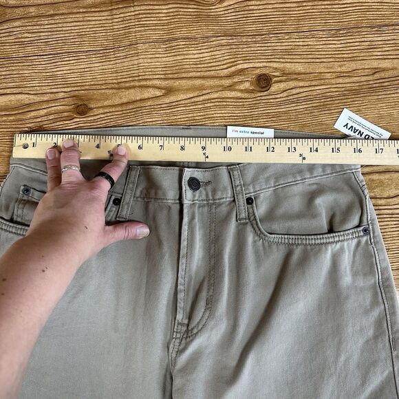 Old Navy Straight Built-In Flex Jeans Men’s Size 32x30 NWT Tan Khaki - Picture 5 of 16